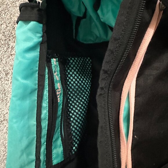 Adidas Duffel Bag, lightly used green & pink - Picture 4 of 7